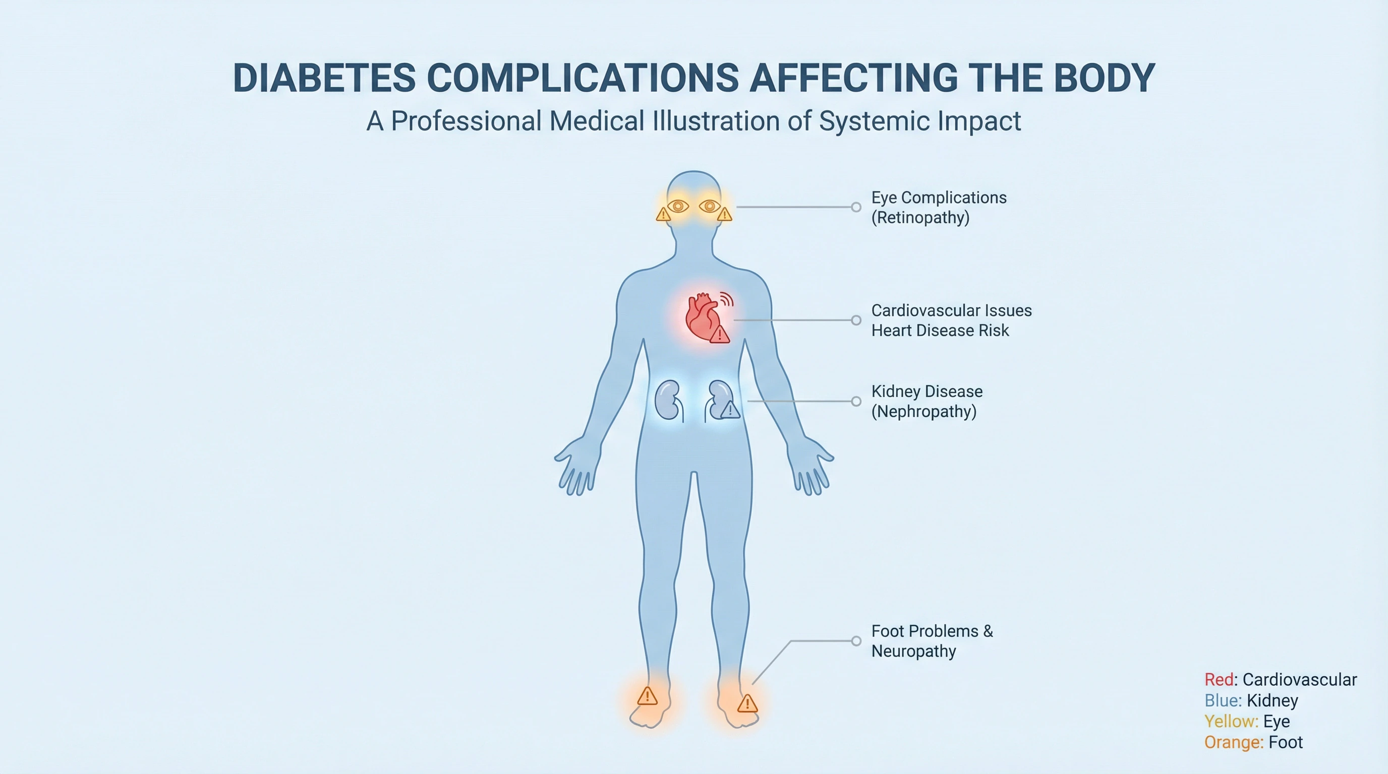 Komplikasi Diabetes pada Tubuh